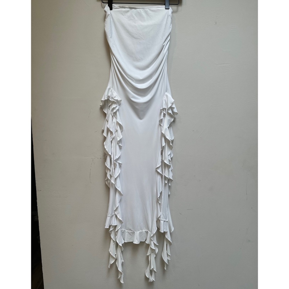 Lioness Rendezvous Strapless Dress Elevated Romantic Feminine Bridal Fairycore